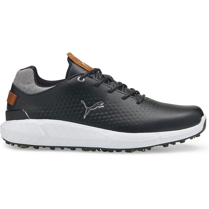 Puma IGNITE ARTICULATE Leather Spiked Shoes - Black/Silver