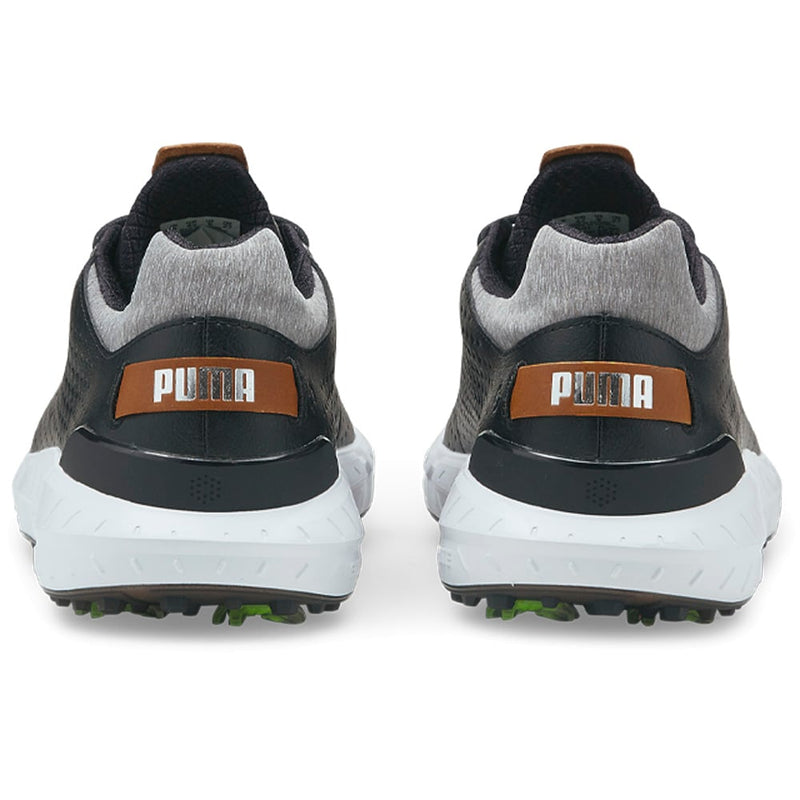 Puma IGNITE Articulate Leather Spiked Waterproof Shoes - Black/Silver