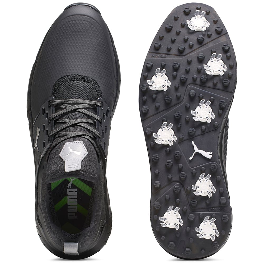 Puma IGNITE ゴルフシューズ ブラック Puma IGNITE ARTICULATE Spiked Waterproof Shoes - Puma Black/Cool Mid G