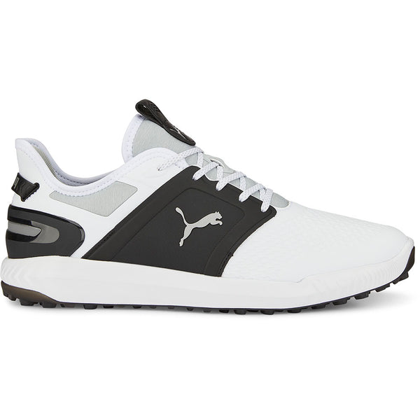 Puma IGNITE Elevate Waterproof Spikeless Shoes - White/Black/Silver
