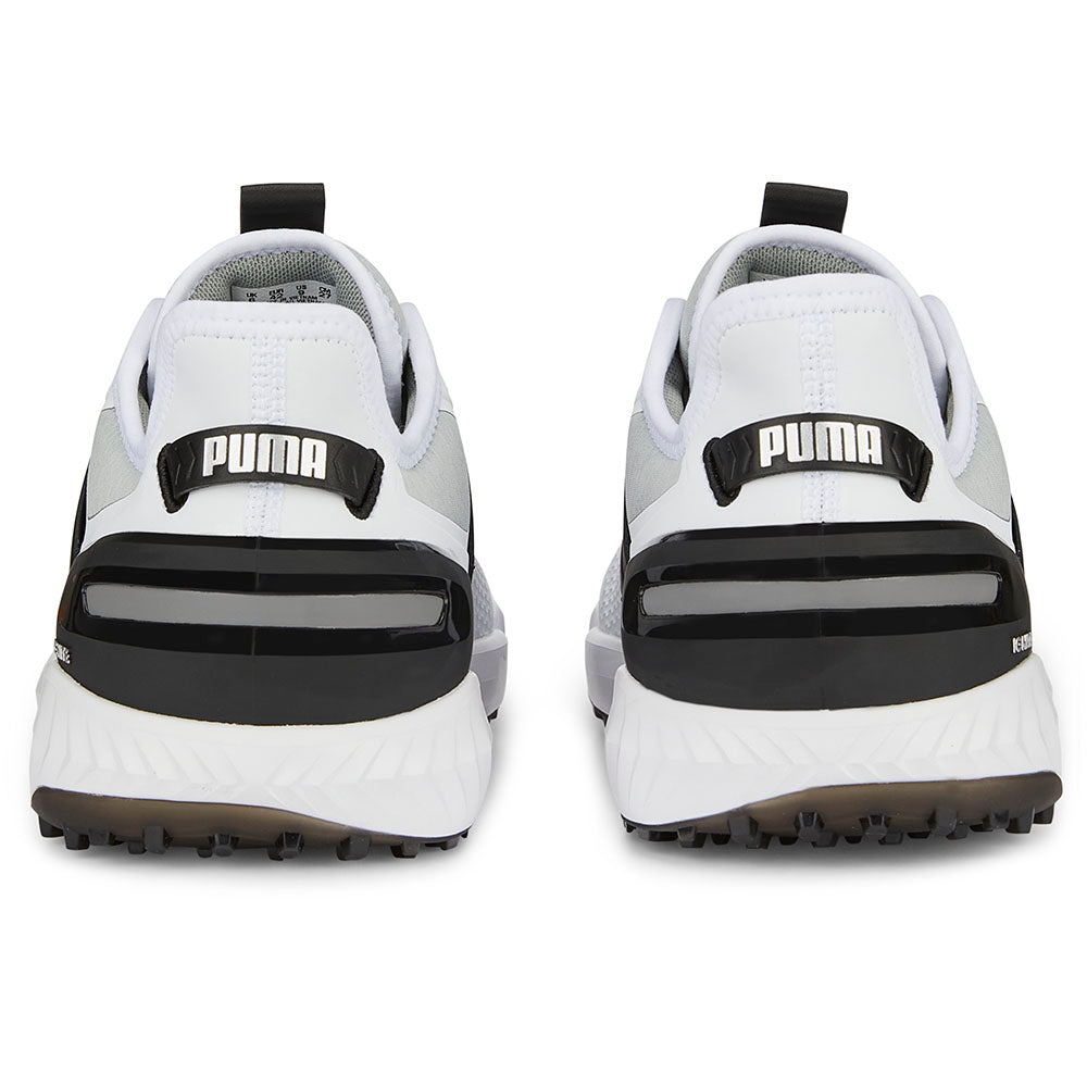 Puma IGNITE Elevate Spikeless Waterproof Shoes White Black Silver