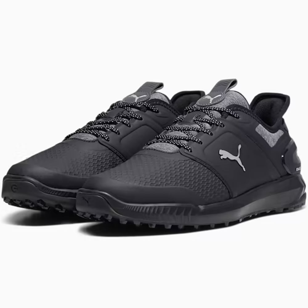 Puma IGNITE Elevate Waterproof Spikeless Shoes Puma Black Quiet Shad