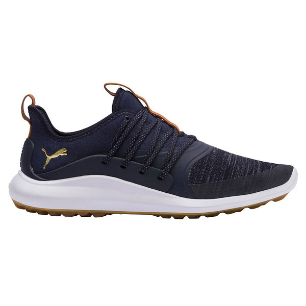 Puma Ignite NXT Solelace Spikeless Waterproof Shoes - Peacoat/Gold