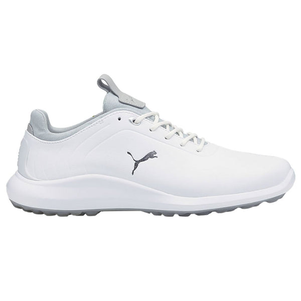 Puma IGNITE Pro Spikeless Waterproof Shoes - White/Silver/High Rise