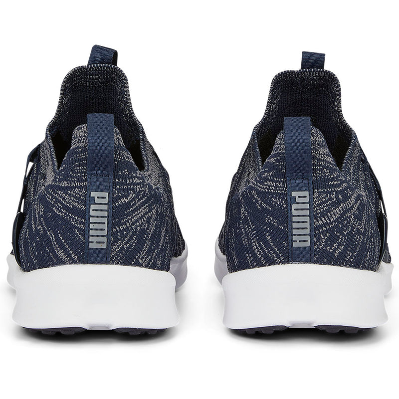 Puma Ladies Laguna Fusion Knit Spikeless Shoes - Navy/Grey