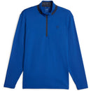 Puma Lightweight 1/4 Zip Pullover - Festive Blue/Navy Blazer