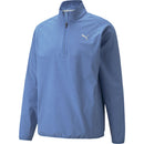 Puma Marin Woven 1/4 Zip Pullover - Bright Cobalt Heather