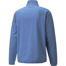 Puma Marin Woven 1/4 Zip Pullover - Bright Cobalt Heather