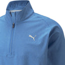 Puma Marin Woven 1/4 Zip Pullover - Bright Cobalt Heather