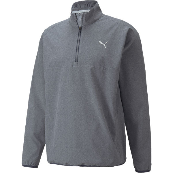 Puma Marin Woven 1/4 Zip Pullover - Navy Blazer Heather