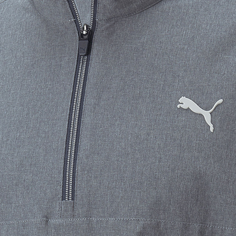 Puma Marin Woven 1/4 Zip Pullover - Navy Blazer Heather