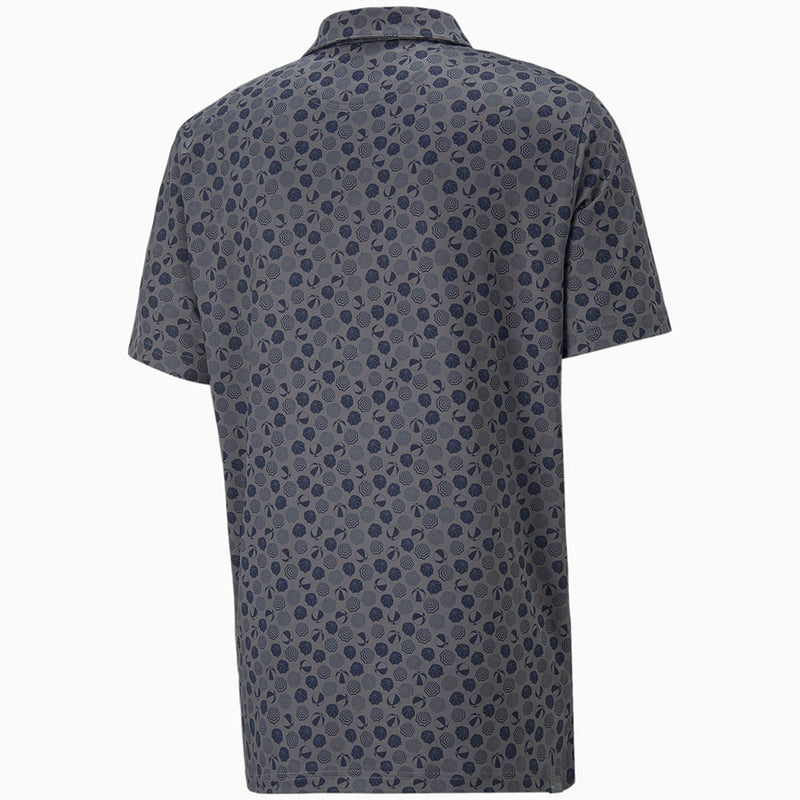 Puma MATTR Beach Trip Polo Shirt - Quiet Shade/Navy Blazer