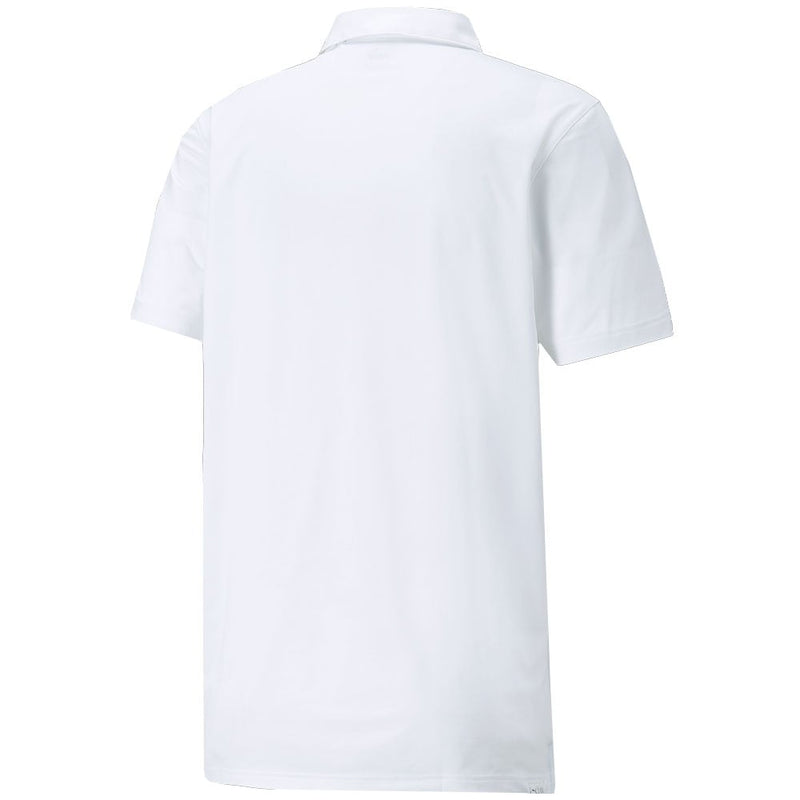 Puma MATTR Canyon Polo Shirt - Bright White/Bright Cobalt