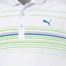 Puma MATTR Canyon Polo Shirt - Bright White/Bright Cobalt