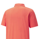 Puma MATTR Canyon Polo Shirt - Hot Coral/Bright Cobalt
