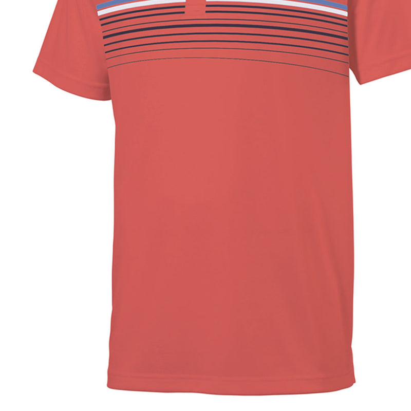 Puma MATTR Canyon Polo Shirt - Hot Coral/Bright Cobalt