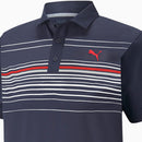 Puma MATTR Canyon Polo Shirt  - Navy Blazer/Ski Patrol