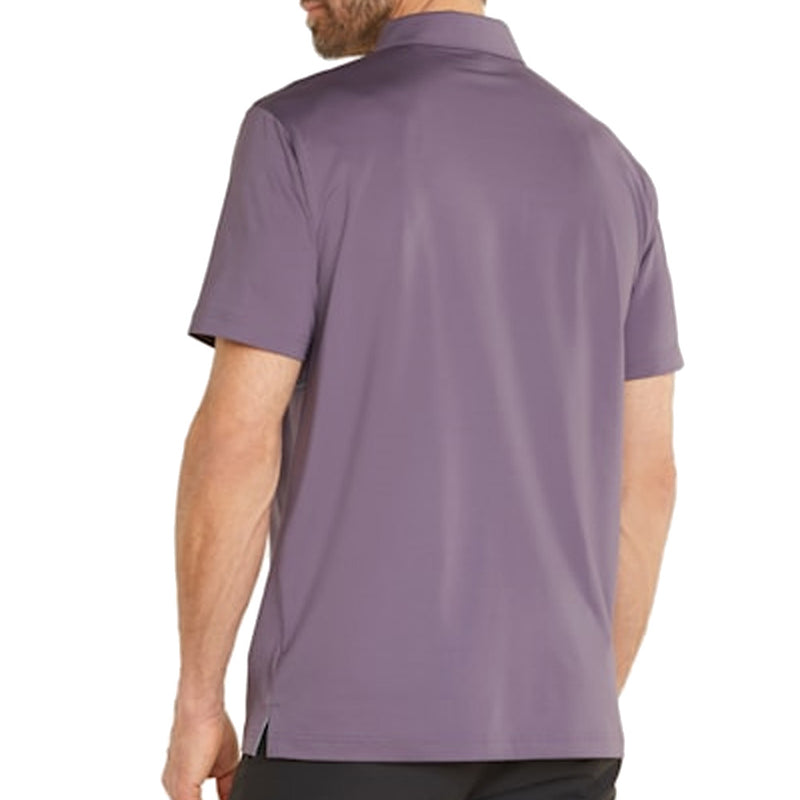 Puma MATTR Canyon Polo Shirt - Purple Charcoal/Black