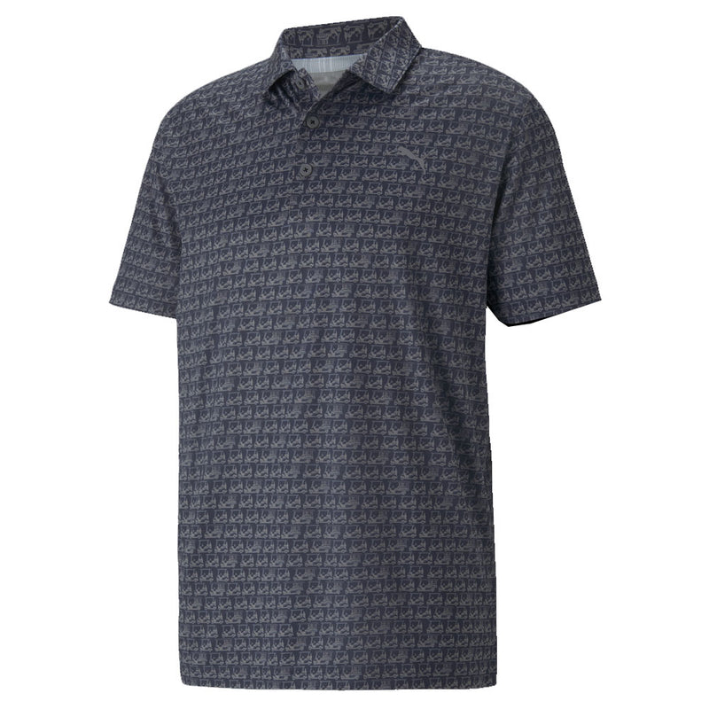 Puma MATTR Carts Polo Shirt - Navy Blazer/Quiet Shade