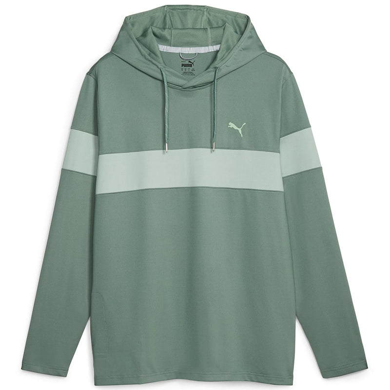 Puma MATTR Colourblock Hoodie - Eucalyptus/Green Fog