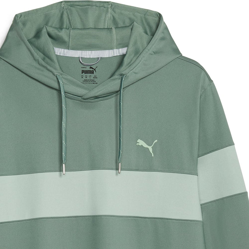 Puma MATTR Colourblock Hoodie - Eucalyptus/Green Fog