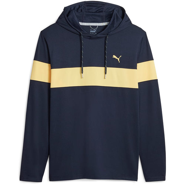 Puma MATTR Colourblock Hoodie - Navy Blazer/Flaxen