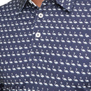 Puma MATTR Flamingo Polo Shirt - Navy Blazer/Bright White