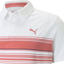Puma MATTR Grind Polo Shirt - Bright White/Heartfelt