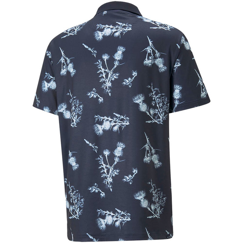 Puma MATTR Lowlands Polo Shirt - Navy Blazer/Bright White