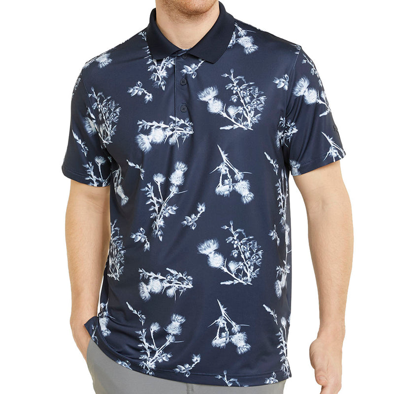 Puma MATTR Lowlands Polo Shirt - Navy Blazer/Bright White