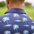 Puma MATTR Mirage Polo Shirt - Navy Blazer/Regal Blue