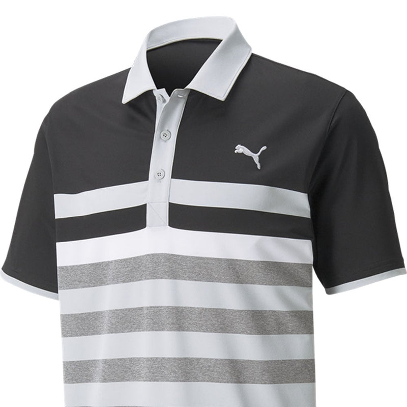 Puma MATTR One Way Polo Shirt - Black/High Rise