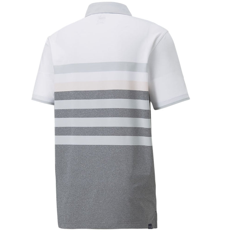 Puma MATTR One Way Polo Shirt - Bright White/Chalk Pink