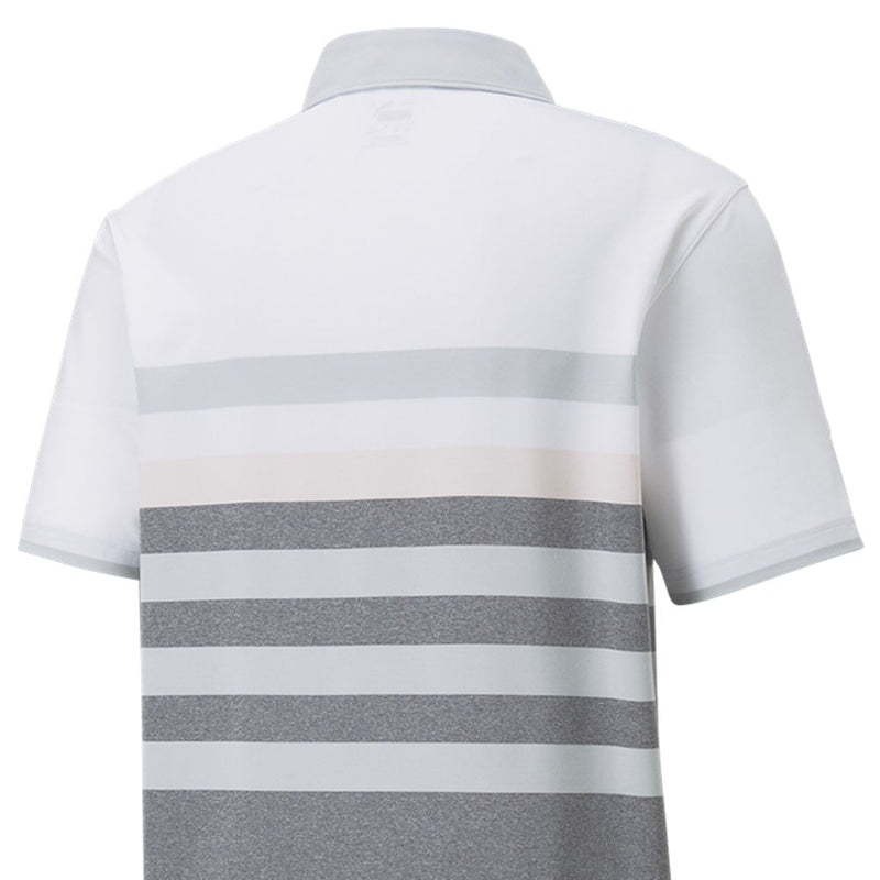 Puma MATTR One Way Polo Shirt - Bright White/Chalk Pink