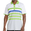 Puma MATTR One Way Polo Shirt - Bright White/Greenery