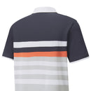 Puma MATTR One Way Polo Shirt - Navy Blazer/Hot Coral