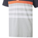 Puma MATTR One Way Polo Shirt - Navy Blazer/Hot Coral