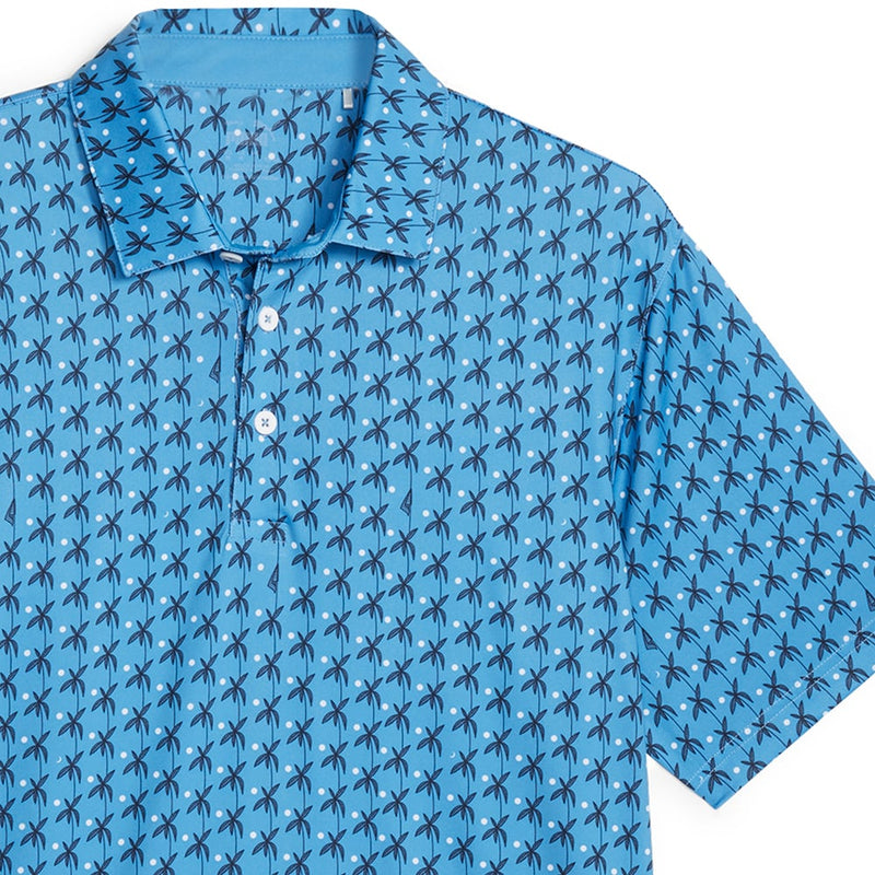 Puma MATTR Palms Polo Shirt - Regal Blue/Navy Blazer