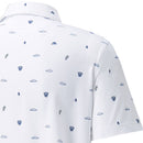 Puma MATTR Pouring Buckets Polo Shirt - Bright White/Bright Cobalt