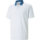 Puma MATTR Rochester Polo Shirt - Bright White/Lake Blue