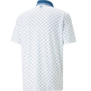 Puma MATTR Rochester Polo Shirt - Bright White/Lake Blue