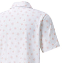 Puma MATTR Spring Polo Shirt - Bright White/Hot Coral