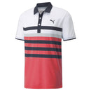 Puma MATTR One Way Polo Shirt - Teaberry/Bright White