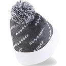 Puma P Removable Pom Beanie Hat - Black/Bright White