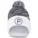 Puma P Removable Pom Beanie Hat - Black/Bright White