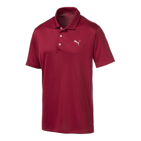 Puma Rotation Golf Polo - Rhubarb