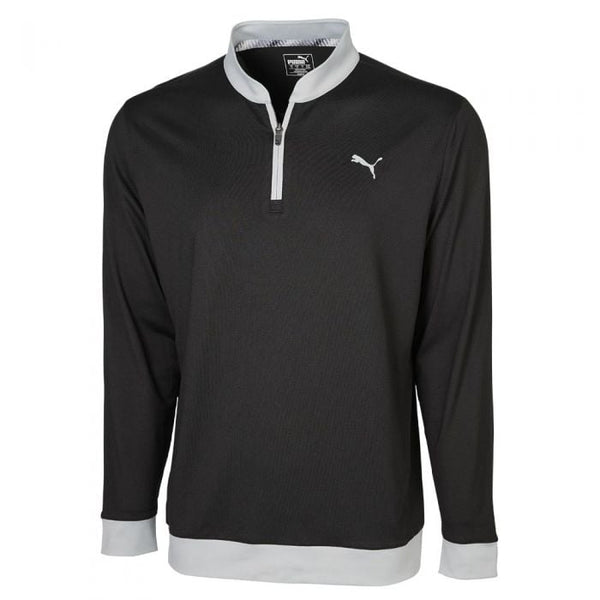 Puma Rotation Stealth 1/4 Zip Pullover - Black