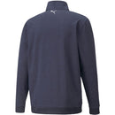 Puma AP Cloudspun Castle 1/4 Zip Pullover - Navy Blazer Heather