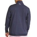 Puma AP Cloudspun Castle 1/4 Zip Pullover - Navy Blazer Heather