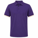 Under Armour ArmourDry Pique Polo Shirt - Mystical Purple/Black/Black